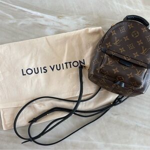 Authentic Louis Vuitton Palm Springs mini backpack